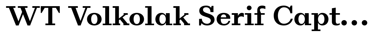 WT Volkolak Serif Caption Bold